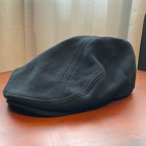 Black Newsboy Cap